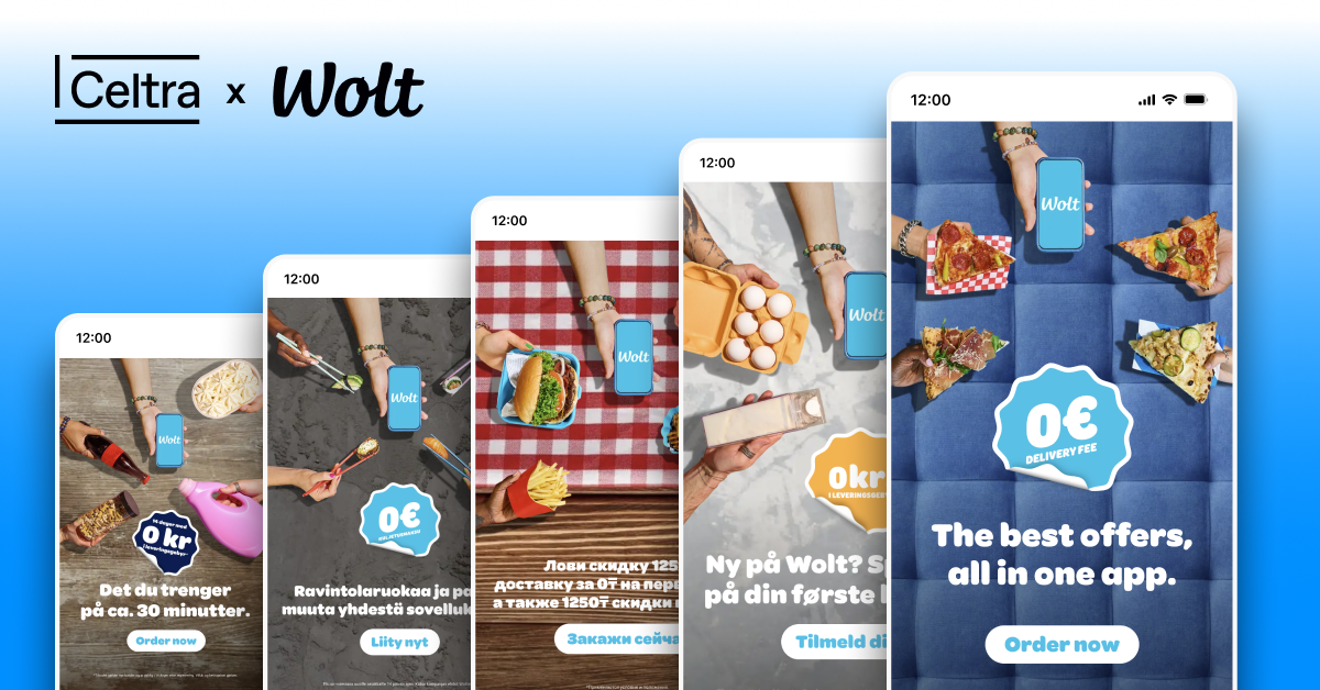 Celtra Helps Wolt Empower Local Teams with Creative Automation Case Study blog cover