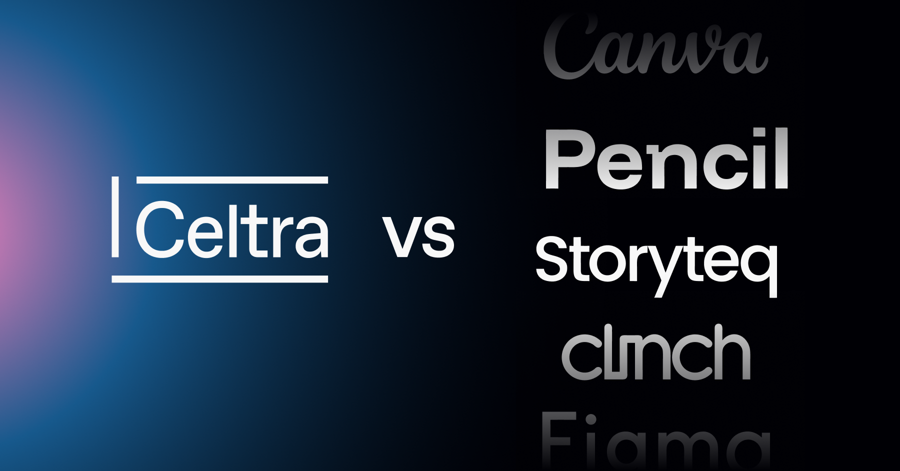 Celtra creative automation platform compared to Canva, Pencil, Storyteq, Clinch, and Figma tools