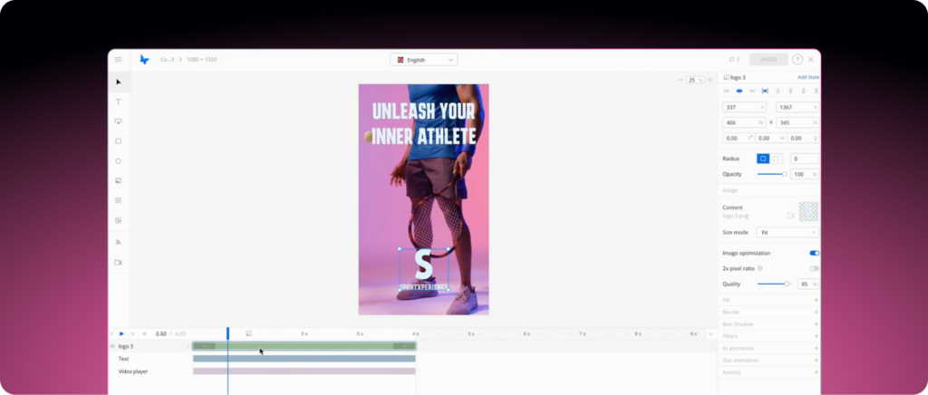 AI image generation tool interface for creating marketing visuals from prompts and editing variations