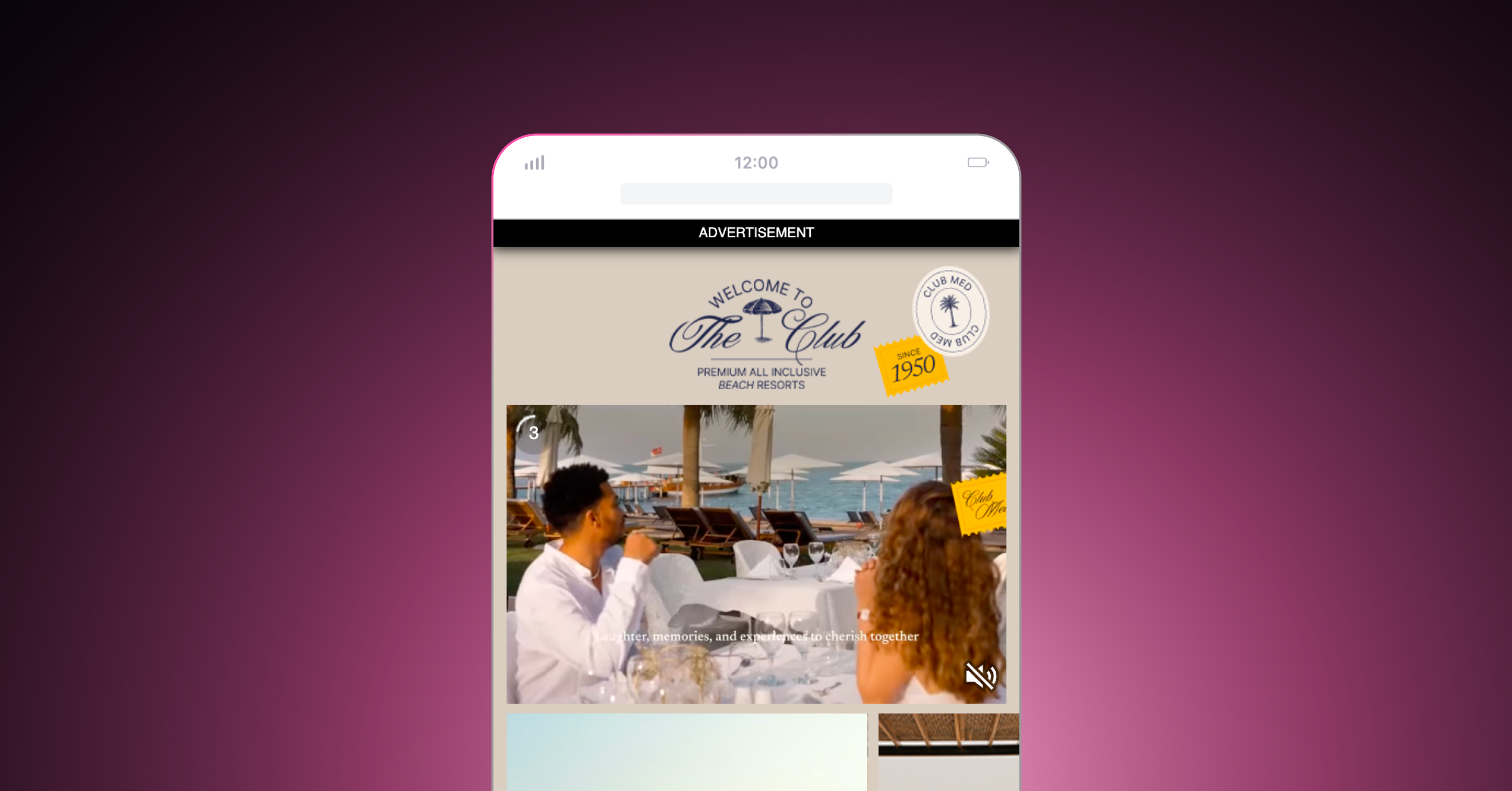 A scroll-reactive experience that reveals an immersive brand video with an interactive gallery. 